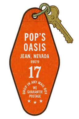 Pop's Oasis room 17 key