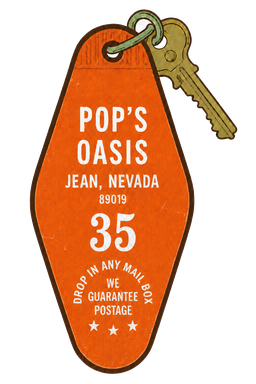 Pop's Oasis room 35 key